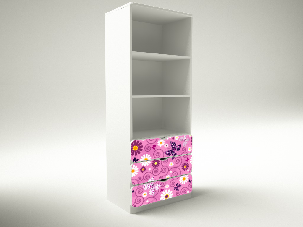 Becks knižnica XXL Pinkred